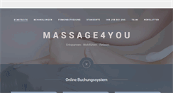 Desktop Screenshot of massage4you.at